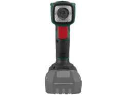 Lámpara de mano LED recargable de 20V »PLHLA 20 Li A1« y lámpara de mano LED recargable de 20V »PLHLA 20-Li C1«, sin batería ni cargador.