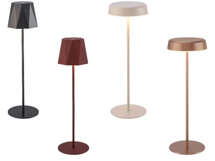 Lámpara de mesa LED con batería, 2,6 W.