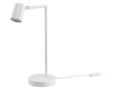 Lámpara de mesa LED, con cabezal orientable e inclinable.