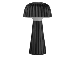 Lámpara de mesa LED inalámbrica para exterior con función táctil de intensidad regulable.