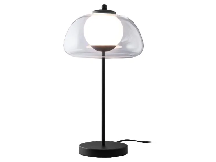 Lámpara de mesa LED, pantalla de vidrio de alta calidad.
