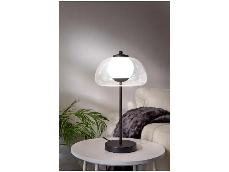 Lámpara de mesa LED, pantalla de vidrio de alta calidad.