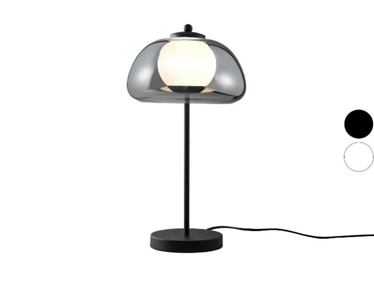 Lámpara de mesa LED, pantalla de vidrio de alta calidad.
