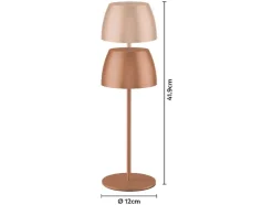 Lámpara de mesa LED recargable 41,9 cm