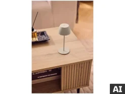 Lámpara de mesa LED recargable 20 cm