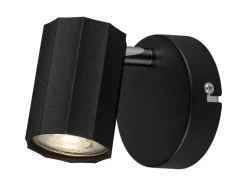 Lámpara de pared/techo, foco orientable e inclinable.