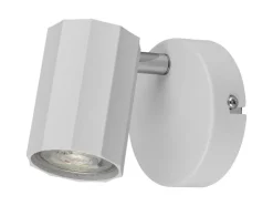 Lámpara de pared/techo, foco orientable e inclinable.