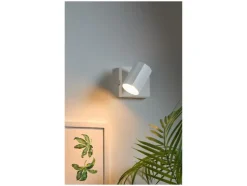 Lámpara de pared/techo, foco orientable e inclinable.