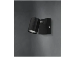 Lámpara de pared/techo, foco orientable e inclinable.