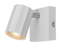 Lámpara de pared/techo, foco orientable e inclinable.