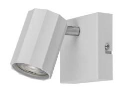 Lámpara de pared/techo, foco orientable e inclinable.
