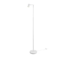 Lámpara de pie LED, con cabezal orientable e inclinable.