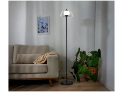 Lámpara de pie LED, pantalla de vidrio de alta calidad.