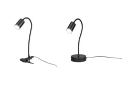 Lámpara LED con pinza / Lámpara de mesa LED