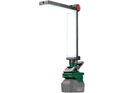 Lámpara LED con pinza recargable de 20V »PLKLA 20-Li A1« sin batería ni cargador.