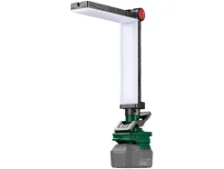 Lámpara LED con pinza recargable de 20V »PLKLA 20-Li A1« sin batería ni cargador.