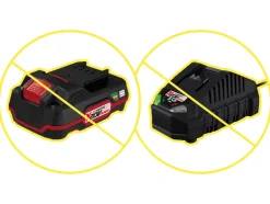 Lámpara LED con pinza recargable de 20V »PLKLA 20-Li A1« sin batería ni cargador.