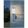 Lámpara LED de exterior, con luz blanco cálido.