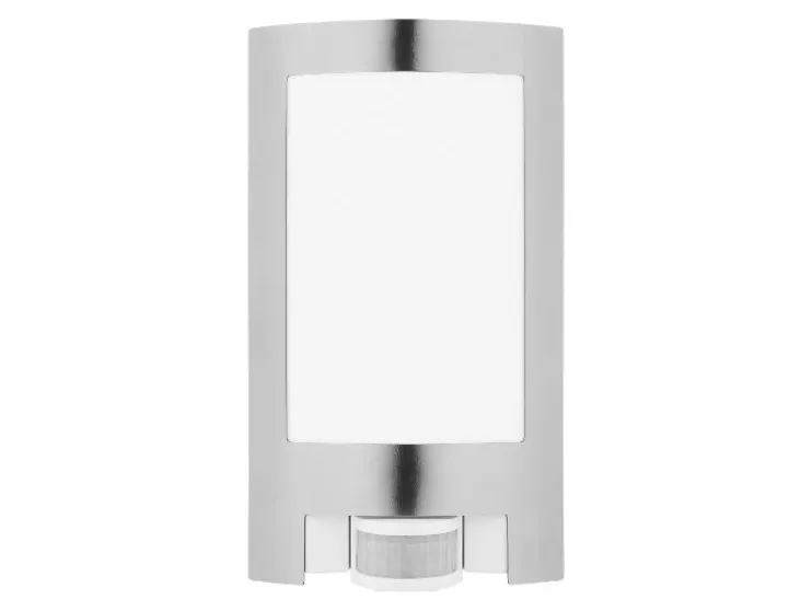 Lámpara LED de exterior, con luz blanco cálido.
