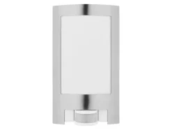 Lámpara LED de exterior, con luz blanco cálido.