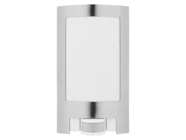 Lámpara LED de exterior, con luz blanco cálido.