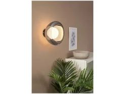 Lámpara LED de pared y techo, pantalla de cristal de alta calidad.