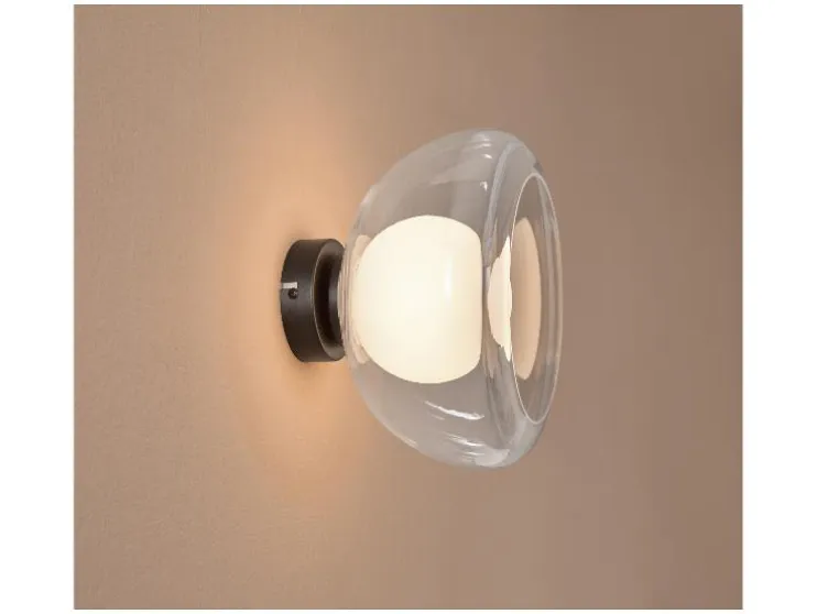 Lámpara LED de pared y techo, pantalla de cristal de alta calidad.