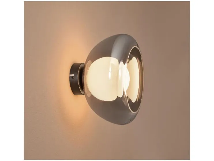 Lámpara LED de pared y techo, pantalla de cristal de alta calidad.