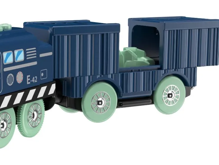 Locomotora eléctrica, de 3 piezas.