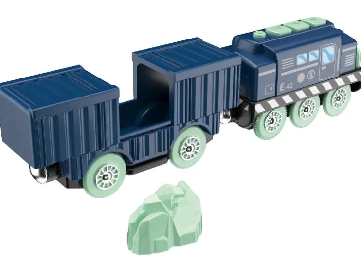 Locomotora eléctrica, de 3 piezas.