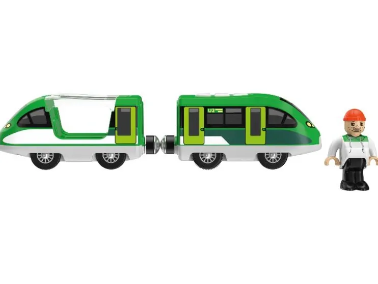Locomotora eléctrica, de 3 piezas.