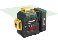 Láser de líneas en cruz recargable de 20 V Edición Limitada »PKLLP 3360 A1« con batería y cargador.