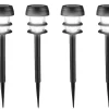 Luces solares LED, 4 unidades.