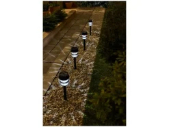 Luces solares LED, 4 unidades.