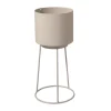 Maceta con soporte, Ø 13 cm.