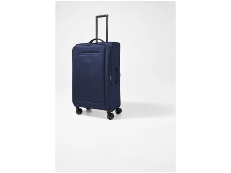 Maleta trolley, azul, 96/108 L.