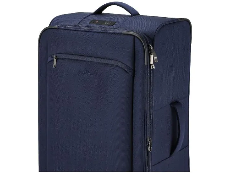 Maleta trolley, azul, 96/108 L.
