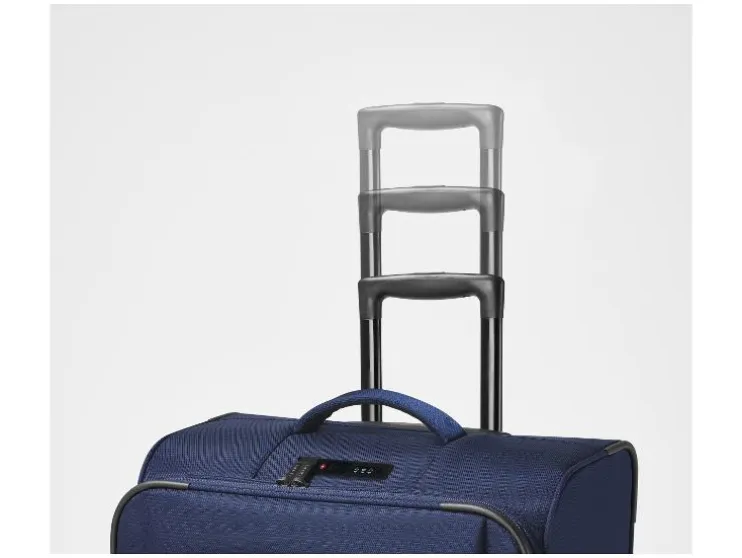 Maleta trolley, azul, 96/108 L.