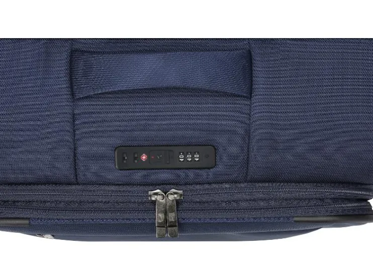 Maleta trolley, azul, 96/108 L.