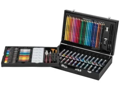 Maletín de pintura, de 81 piezas.