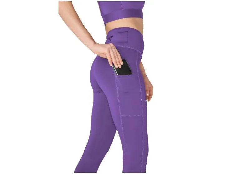 Mallas funcionales de mujer, con bolsillo para móvil.