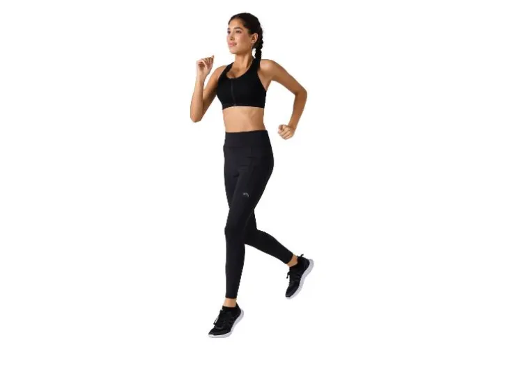 Mallas técnicas de mujer, con práctico bolsillo para el móvil.