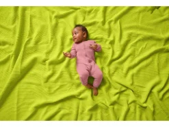 Mameluco de bebé prémium de lana y seda