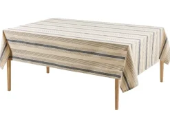 Mantel con lino, 140 x 240 cm.