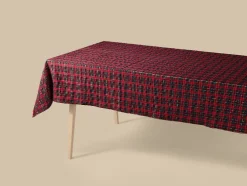 Mantel efecto purpurina 140 x 240 cm