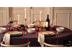 Mantel efecto purpurina 140 x 240 cm
