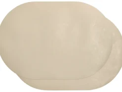 Mantel individual ovalado efecto pizarra lavable 30x45 cm
