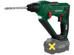 Martillo perforador recargable de 20 V »PABH 20-Li D4«, sin batería ni cargador.