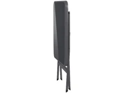 Mesa de aluminio y cristal »Houston / Toronto«, 70 x 70 x 70 cm.
