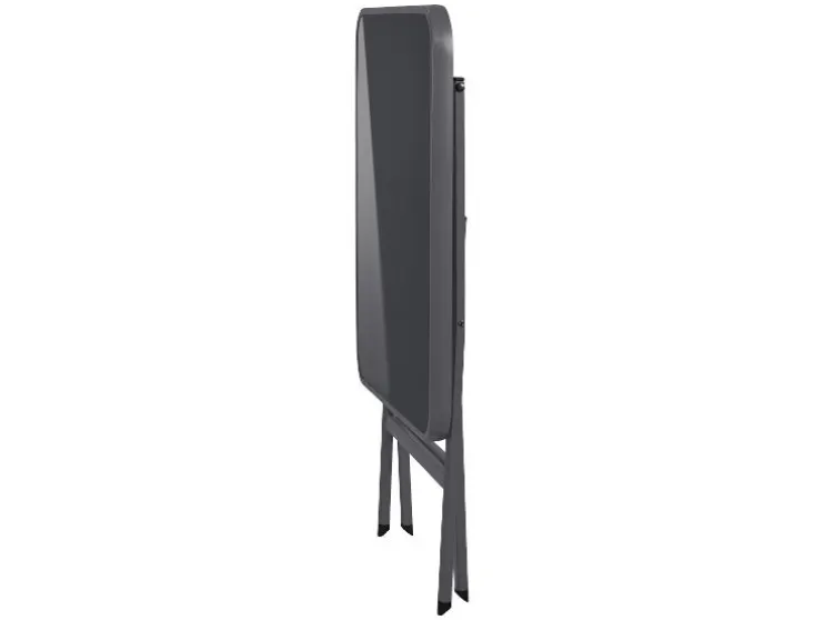 Mesa de aluminio y cristal »Houston / Toronto«, 70 x 70 x 70 cm.